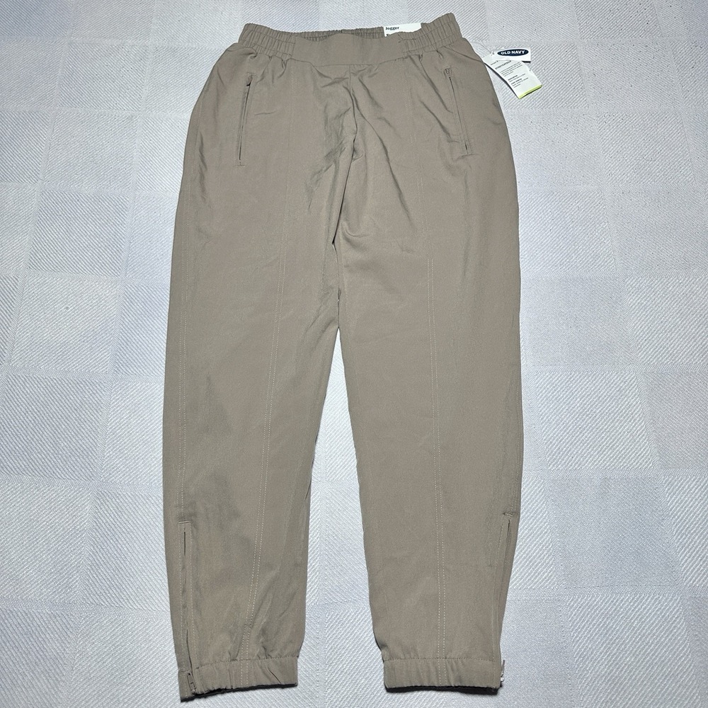 NEW Old Navy Active StretchTech Joggers Womens‎ Small Performance Ankle Zip NWT